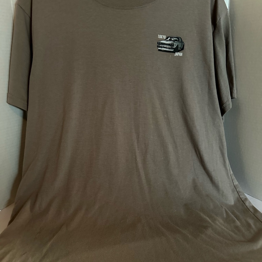 Tokyo Japan Graphic Men's T-Shirt - Olive